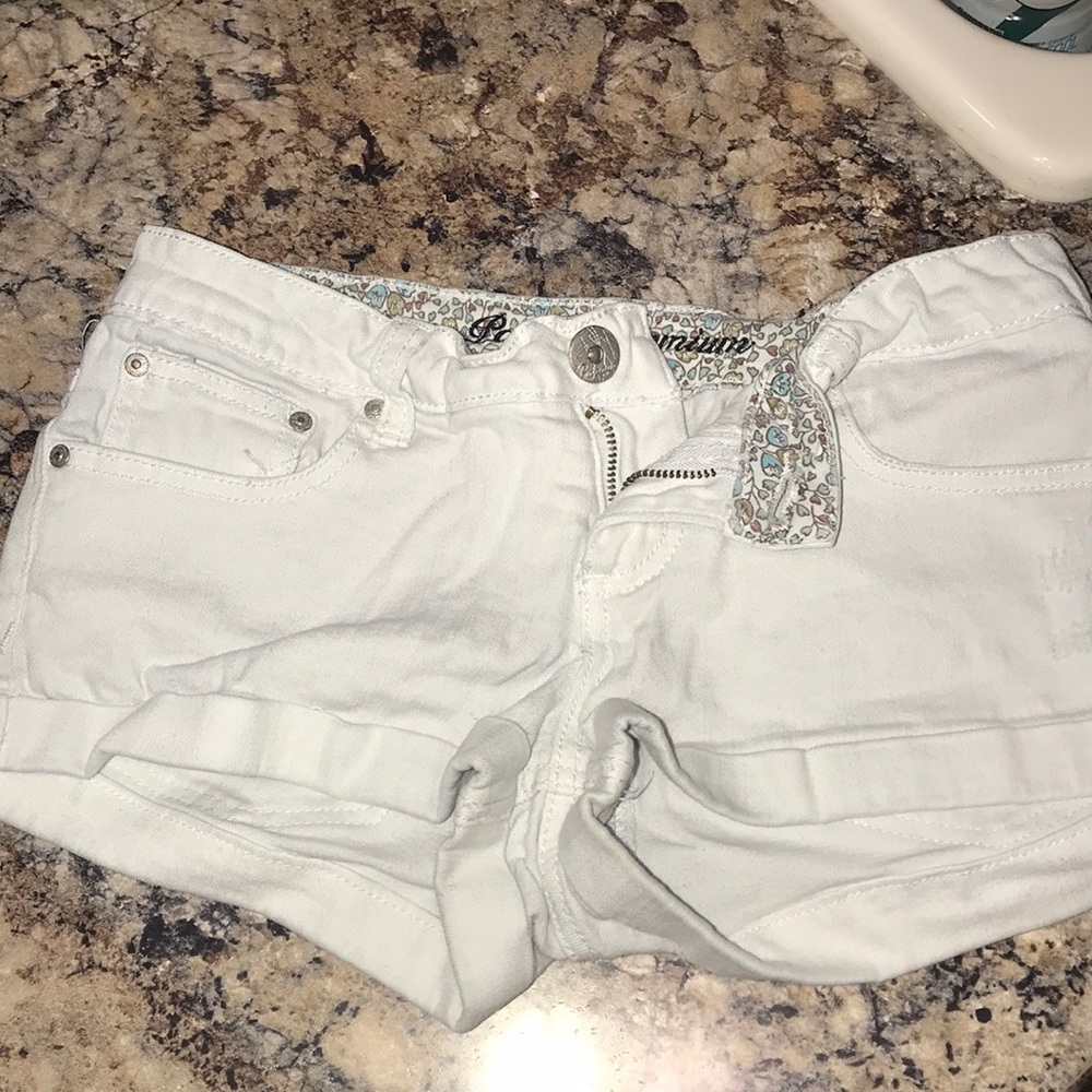 White shorts